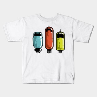 Vacuum Tube Trio Kids T-Shirt